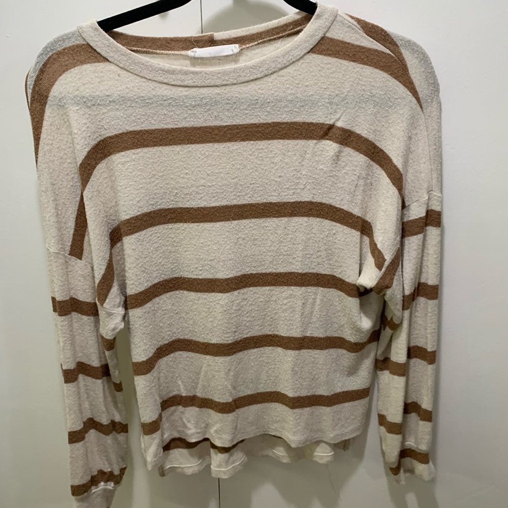 Slouchy Carly Jean LA stripe Sweater